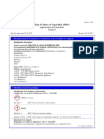 Hoja de Datos de Seguridad (HDS) : 1 Identificación de La Sustancia o La Mezcla y de La Sociedad o La Empresa