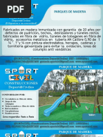 Catalogo Parque Infantil Madera