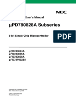 PD780828A Subseries: Preliminary User's Manual