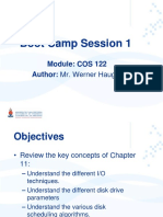 Boot Camp Session 1: Module: COS 122 Author: Mr. Werner Hauger