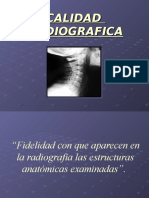 Calidad Radiografica