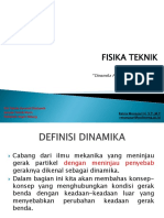 Dinamika Partikel (Hukum Newton)