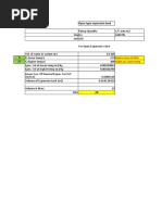 Expansion Tank Capacity Calculation Sheet