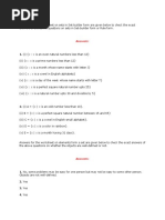 Answers For The Worksheet On Sets in Set