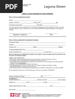 Application For Renovation Permit