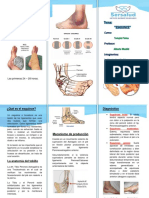 Triptico Esguince