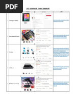 List Hardware Tools Tomokofi: NO Tools Harga Gambar Link