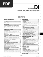 Driver Information System: Section