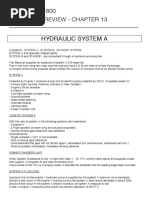 BOEING 737-800 Technical Review - Chapter 13 - Hydraulic System A