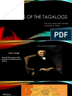 Customs of The Tagalogs