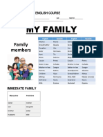 My Family: English Course