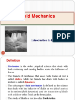 Introduction To Fluid Mechanics