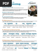 Referencing Quick Guide