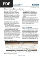 Defense Primer: Electronic Warfare: Role of EW in Military Operations