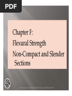 Chapter F: Flexural Strength Non-Compact and Slender Sections