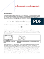 Trabajo Practico Resonancia en Serie y Paralelo