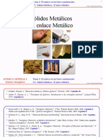 Sólidos Metálicos El Enlace Metálico PDF