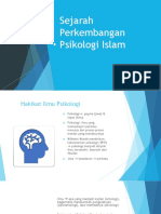 Sejarah Perkembangan Psikologi Islam