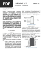 Comparadores y Multiplexores PDF