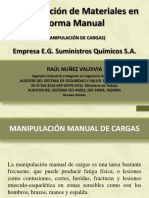 Manipulación de Materiales en Forma Manual