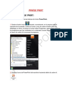 Instrucciones de Power Point