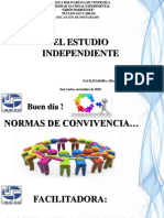 Preentaciones de Plan de Estudios Independiente