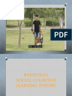 Babdura's Social Cognitive Learning Theory