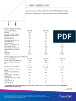 HBXX-6517DS-VTM - HBXX-6517DS-A2M: Electrical Specifications