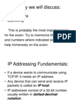 Today We Will Discuss:: - IP Addressing - Subnetting