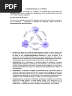 Cambio de Estado de La Materia