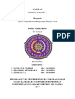 Makalah Matematika 1