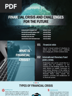 Financial Crisis and Challenges For The Future