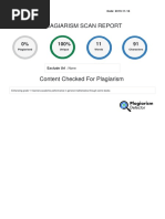 Plagiarism Scan Report: Exclude Url: None