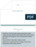 Hidrometri Matkul Hidrologi Terapan Teknik Sipil