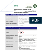 Hoja de Seguridad GASOLINA SUPER Petrobras