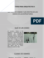 Estructuras para Arq-SISMOS