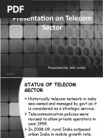 Presentation On Telecom Sector