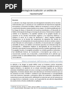 Koob, G.F. Volkow, Nora D. (2016) : Neurobiología de La Adicción: Un Análisis de Neurocircuito