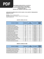 Aspirantes Citados A PAE 2020 1