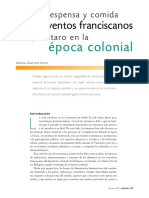 Cocina, Despensa y Comida en Los Conventos Franciscanos de Querétaro en La Época Colonial - Adriana Guerrero Ferrer