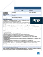 Carta Descriptiva