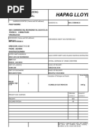 Hapag Lloyd: Bill of Lading Original