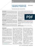 Menopausal Symptoms and Surgical Complications After Opportunistic Bilateral Salpingectomy, A Register-Based Cohort Study