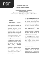 Informe de Laboratorio 3 Magnetismo PDF