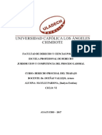 Jurisdiccion y Competencia en El Proceso Laboral