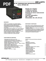 Controlador de Temperatura Mtb48