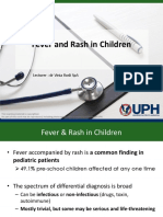 Fever and Rash Mar 2016