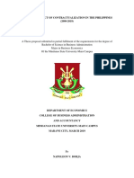 Economic Impact of Ending Contractualization in The Philippines