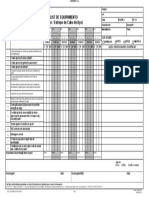 Modelo Check List de Equipamento - Cabo de Aço - Estropos