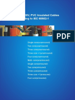 600/1000V, PVC Insulated Cables According To IEC 60502-1: Kitty@caledonian-Cables - Co.uk